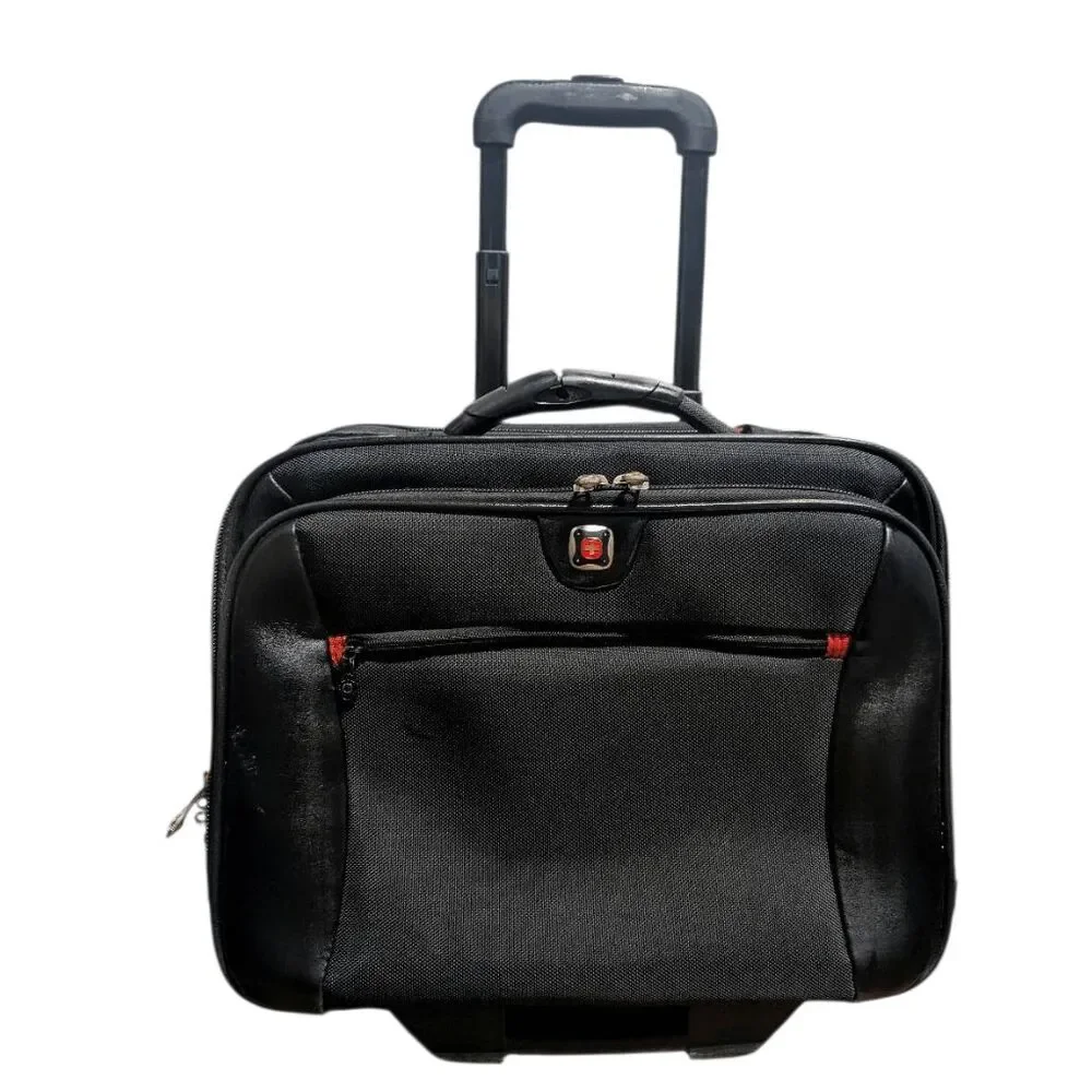 SWISS GEAR Wenger Potmac Carry-On Two Wheeled Laptop Briefcase Luggage Bag